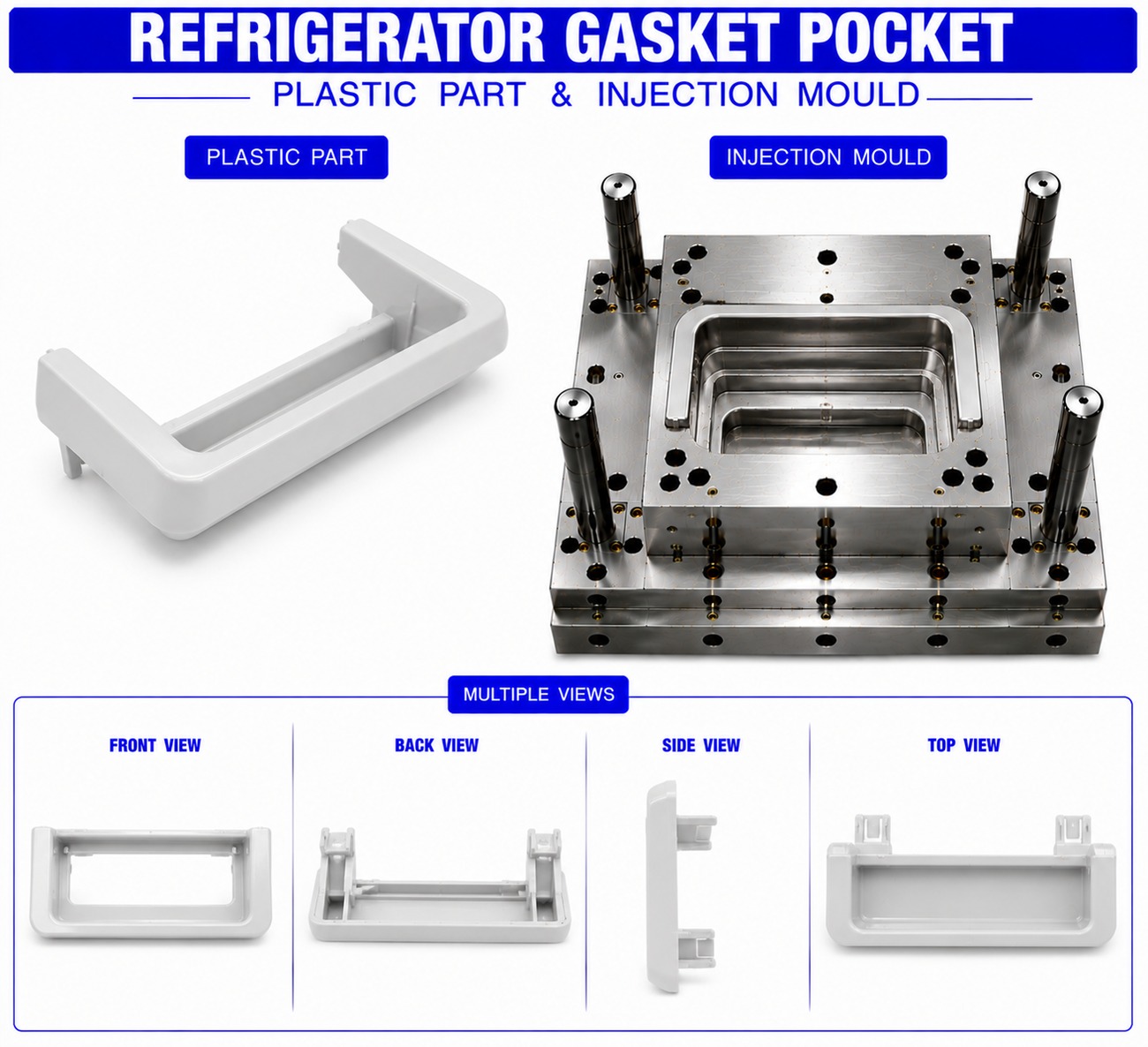Refrigerator Plastic Gasket Pocket